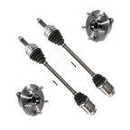 Kugel Front CV Axle Drive Shaft And Complete Wheel Hub Bearing Assembly Kit For 2004 Subaru Impreza WRX STI with Sedan AWD Manual transmission - Left Right Side (Driver Passenger) KN7-100470