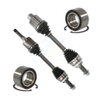 Kugel Front CV Axle Drive Shaft] Complete Assembly And Wheel Bearing Kit For 2012-2014 Ford Edge FWD with 2.0L Turbocharged - Left Right Side (Driver Passenger) KN7-100746