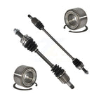 Kugel Front CV Axle Drive Shaft] Complete Assembly And Wheel Bearing Kit For Fiat 500 Primary Design - Left Right Side (Driver Passenger) KN7-100750