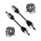 Kugel Front CV Axle Drive Shaft] Complete Assembly And Wheel Bearing Kit For 2013-2015 Acura RDX 3.5L with Automatic transmission - Left Right Side (Driver Passenger) KN7-100751