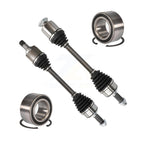 Kugel Front CV Axle Drive Shaft] Complete Assembly And Wheel Bearing Kit For 2013-2014 Honda Accord 3.5L with Automatic transmission Primary Design - Left Right Side (Driver Passenger) KN7-100752