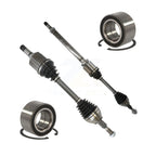 Kugel Front CV Axle Drive Shaft] Complete Assembly And Wheel Bearing Kit For Ford Edge - Left Right Side (Driver Passenger) KN7-100754