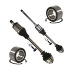 Kugel Front CV Axle Drive Shaft] Complete Assembly And Wheel Bearing Kit For 2011-2012 BMW X3 - Left Right Side (Driver Passenger) KN7-100762