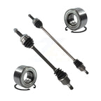 Kugel Front CV Axle Drive Shaft] Complete Assembly And Wheel Bearing Kit For Hyundai Elantra GT - Left Right Side (Driver Passenger) KN7-100764