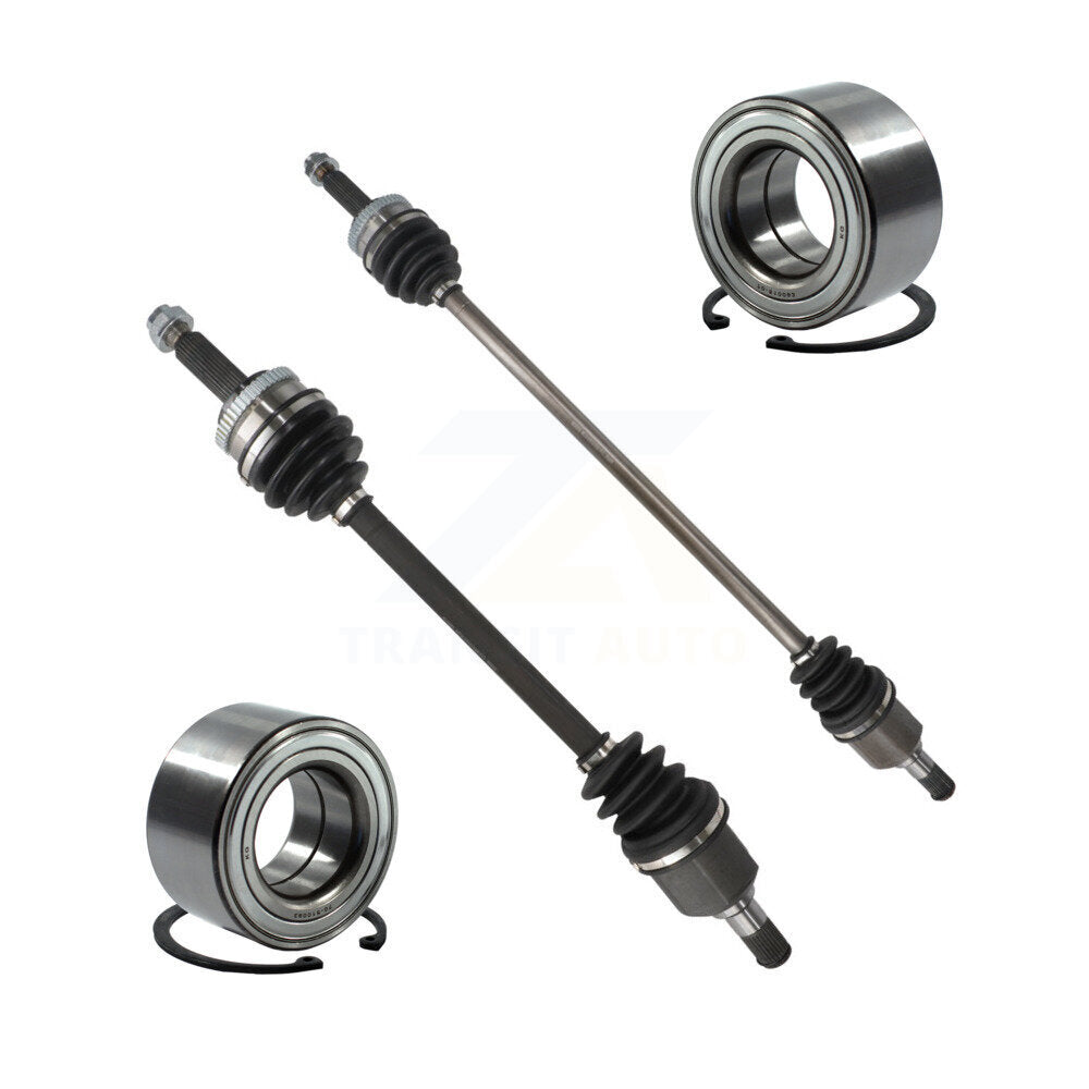Kugel Front CV Axle Drive Shaft] Complete Assembly And Wheel Bearing Kit For Hyundai Elantra GT - Left Right Side (Driver Passenger) KN7-100764