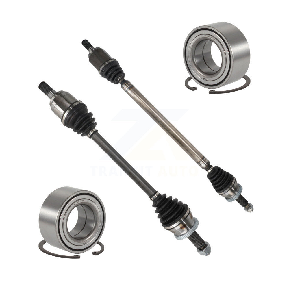 Kugel Front CV Axle Drive Shaft] Complete Assembly And Wheel Bearing Kit For Hyundai Tucson - Left Right Side (Driver Passenger) KN7-100765