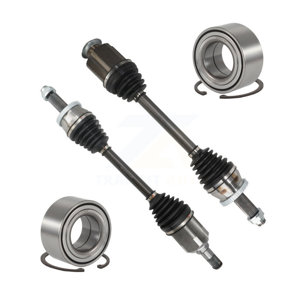 Kugel Front CV Axle Drive Shaft] Assembly And Bearing Kit For 2016-2017 Hyundai Tucson AWD with 1.6L Turbocharged GAS engine Automatic transmission - Left Right Side (Driver Passenger) KN7-100766