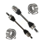 Kugel Front CV Axle Drive Shaft] Complete Assembly And Wheel Bearing Kit For 2016-2017 Hyundai Tucson AWD with 2.0L Automatic transmission - Left Right Side (Driver Passenger) KN7-100767