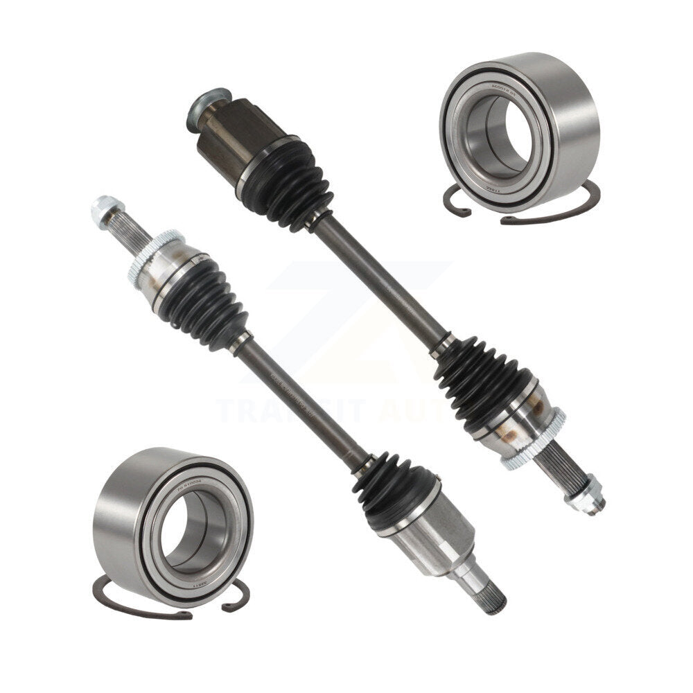 Kugel Front CV Axle Drive Shaft] Assembly And Bearing Kit For 2016-2017 Hyundai Tucson FWD with 1.6L Turbocharged GAS engine Automatic transmission - Left Right Side (Driver Passenger) KN7-100768