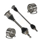 Kugel Front CV Axle Drive Shaft] Complete Assembly And Wheel Bearing Kit For Volkswagen Jetta Golf - Left Right Side (Driver Passenger) KN7-100771