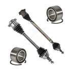 Kugel Front CV Axle Drive Shaft] Complete Assembly And Wheel Bearing Kit For Volkswagen Jetta - Left Right Side (Driver Passenger) KN7-100773