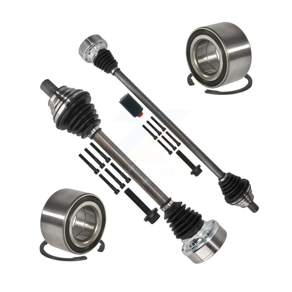 Kugel Front CV Axle Drive Shaft] And Bearing Kit For 2005 Volkswagen Jetta 2.5L with GAS engine Manual transmission Primary Design Vin K (8th digit) - Left Right Side (Driver Passenger) KN7-100777