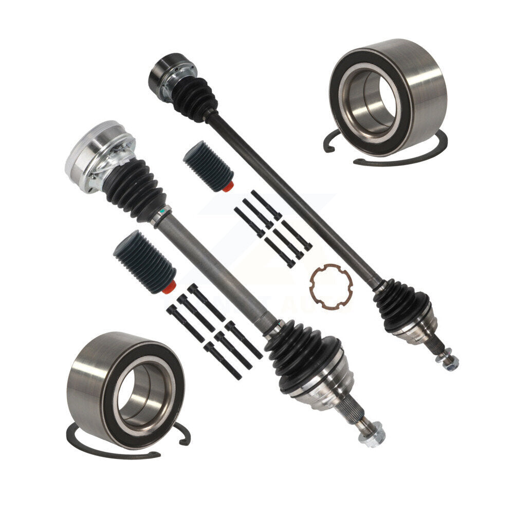 Kugel Front CV Axle Shaft] And Bearing Kit For 1999 Volkswagen Golf Hatchback with 1.9L Turbocharged DIESEL engine Manual transmission 72mm Outer Diameter Left Right Side (Driver Passenger) KN7-100778