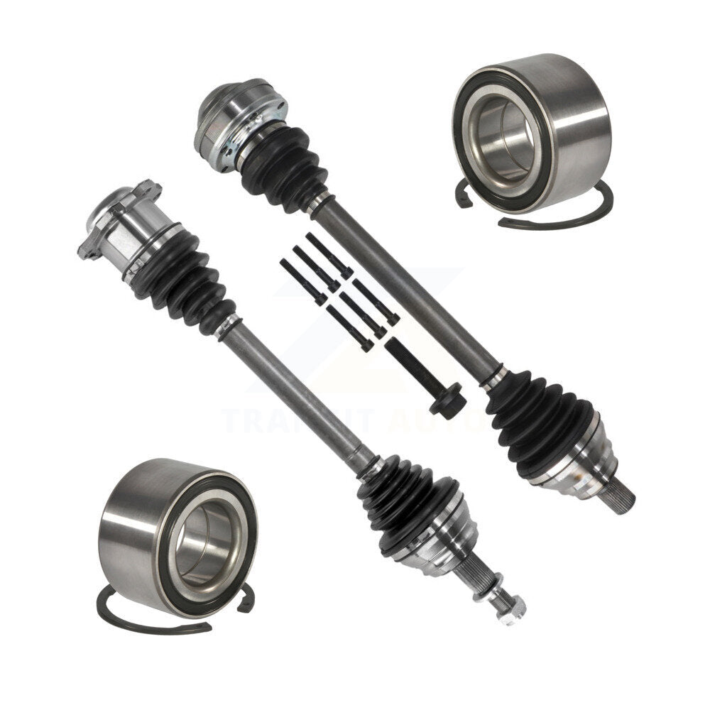 Kugel Front CV Axle Shaft] And Bearing Kit For 2008 Volkswagen Golf City Hatchback with 2.0L Naturally Aspirated GAS engine Automatic transmission VIN K (8th digit) (R32) - Left Right Side KN7-100779