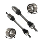 Kugel Front CV Axle Drive Shaft] Complete Assembly And Wheel Bearing Kit For Honda Civic - Left Right Side (Driver Passenger) KN7-100784