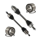 Kugel Front CV Axle Drive Shaft] Complete Assembly And Wheel Bearing Kit For 2016 Honda Civic LX with 2.0L Naturally Aspirated Manual transmission Sport - Left Right Side (Driver Passenger) KN7-100787