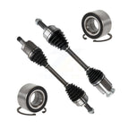 Kugel Front CV Axle Drive Shaft] Complete Assembly And Wheel Bearing Kit For Honda Civic - Left Right Side (Driver Passenger) KN7-100789