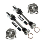 Kugel Front CV Axle Drive Shaft] Complete Assembly And Wheel Bearing Kit For Toyota Camry Lexus RX300 Solara ES300 Avalon IBJ Bolt-On - Left Right Side (Driver Passenger) KN7-100791
