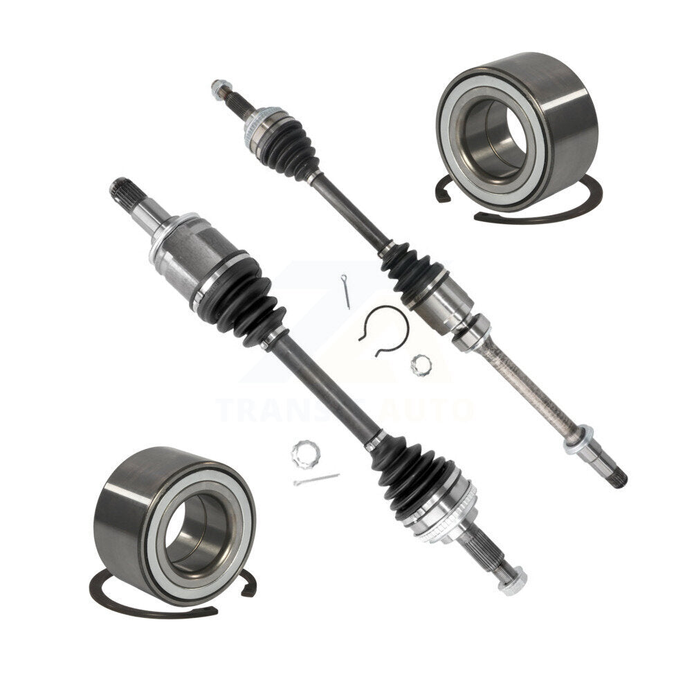 Kugel Front CV Axle Drive Shaft] Complete Assembly And Wheel Bearing Kit For Toyota Camry Sienna Solara Avalon Lexus ES300 - Left Right Side (Driver Passenger) KN7-100795