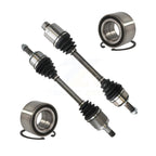Kugel Front CV Axle Drive Shaft] Complete Assembly And Wheel Bearing Kit For 2014-2015 Honda Civic Sedan with 1.8L Manual transmission - Left Right Side (Driver Passenger) KN7-100796