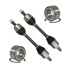 Kugel Front CV Axle Drive Shaft] And Bearing Kit For 2017 Jeep Compass AWD with 2.4L Automatic transmission 3.73 ratio (final drive ratio) New Style - Left Right Side (Driver Passenger) KN7-100797