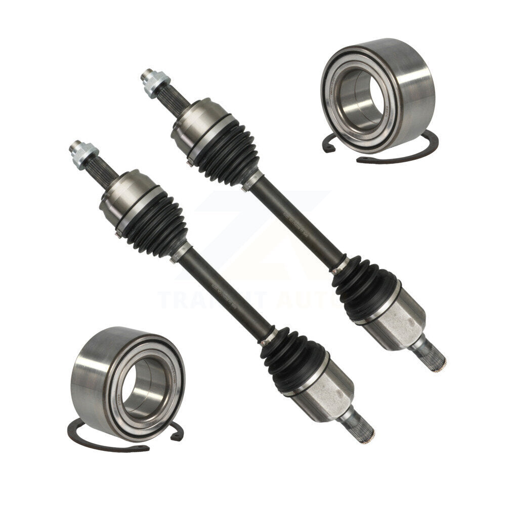 Kugel Front CV Axle Drive Shaft] And Bearing Kit For 2017 Jeep Compass AWD with 2.4L Automatic transmission 3.73 ratio (final drive ratio) New Style - Left Right Side (Driver Passenger) KN7-100797