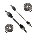 Kugel Front CV Axle Drive Shaft] Complete Assembly And Wheel Bearing Kit For Kia Rio Hyundai Accent - Left Right Side (Driver Passenger) KN7-100805