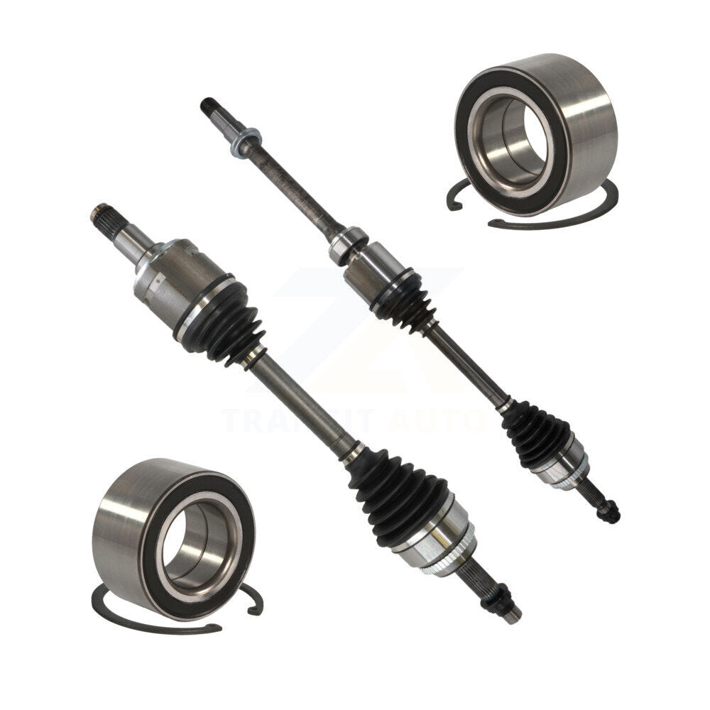Kugel Front CV Axle Shaft] And Bearing Kit For 2008-2011 Toyota Camry Hybrid with FWD 2.4L 2AZ-FXE engine designation FULL HYBRID EV-GAS (FHEV) VIN B (5th Digit) - Left Right Side KN7-100810