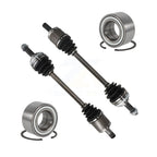 Kugel Front CV Axle Drive Shaft] Complete Assembly And Wheel Bearing Kit For Honda Accord Acura TL CL - Left Right Side (Driver Passenger) KN7-100811