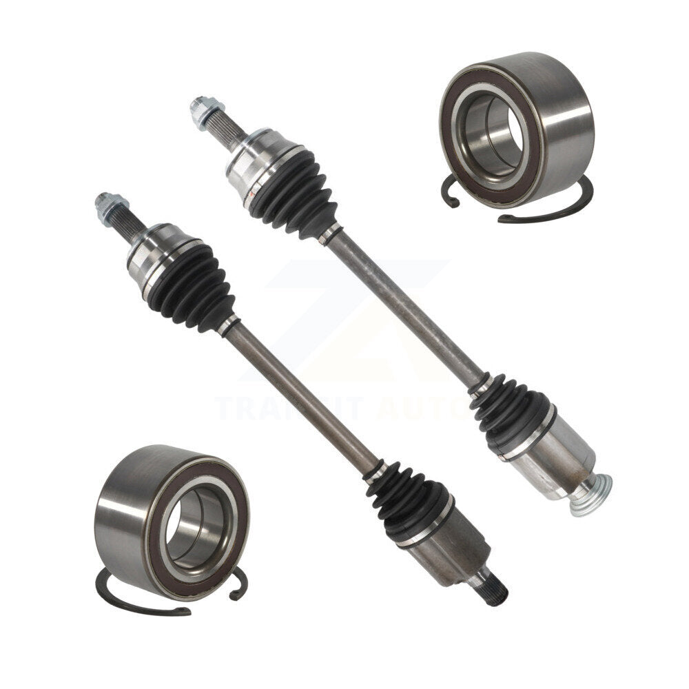 Kugel Front CV Axle Drive Shaft] Complete Assembly And Wheel Bearing Kit For 2018-2024 Honda Odyssey SUPERSEEDED BY 44306-THR-A02 - Left Right Side (Driver Passenger) KN7-100814