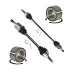 Kugel Front CV Axle Drive Shaft] Complete Assembly And Wheel Bearing Kit For Nissan Micra Versa Note - Left Right Side (Driver Passenger) KN7-100823