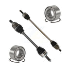 Kugel Front CV Axle Drive Shaft] Complete Assembly And Wheel Bearing Kit For Hyundai Tucson Kia Sportage - Left Right Side (Driver Passenger) KN7-100828