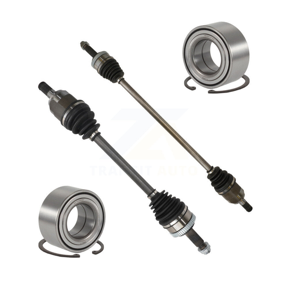 Kugel Front CV Axle Drive Shaft] Complete Assembly And Wheel Bearing Kit For Hyundai Tucson Kia Sportage - Left Right Side (Driver Passenger) KN7-100828