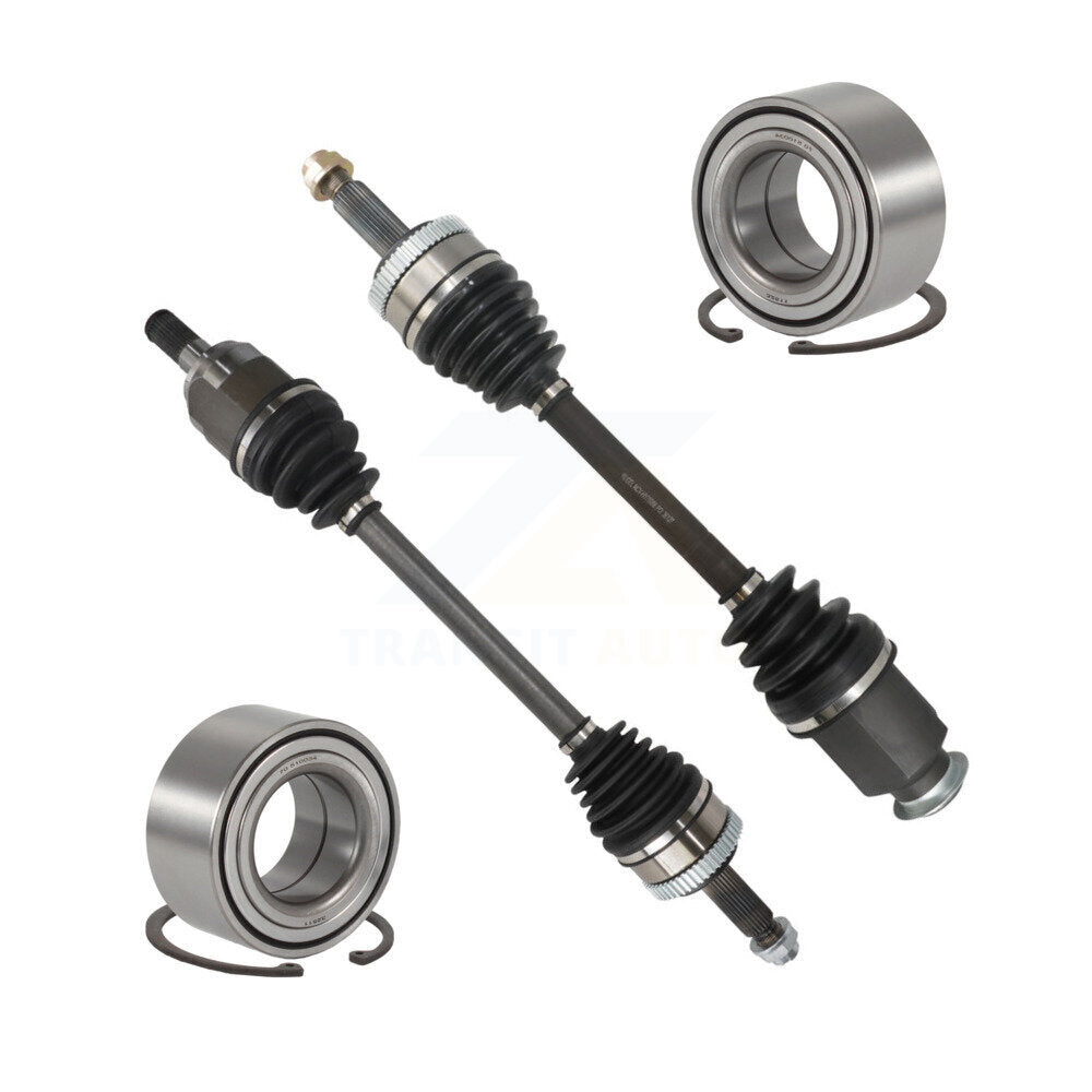 Kugel Front CV Axle Drive Shaft] Complete Assembly And Wheel Bearing Kit For Hyundai Tucson Kia Sportage - Left Right Side (Driver Passenger) KN7-100829
