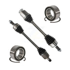 Kugel Front CV Axle Drive Shaft] Complete Assembly And Wheel Bearing Kit For Acura TL Primary Design - Left Right Side (Driver Passenger) KN7-100830