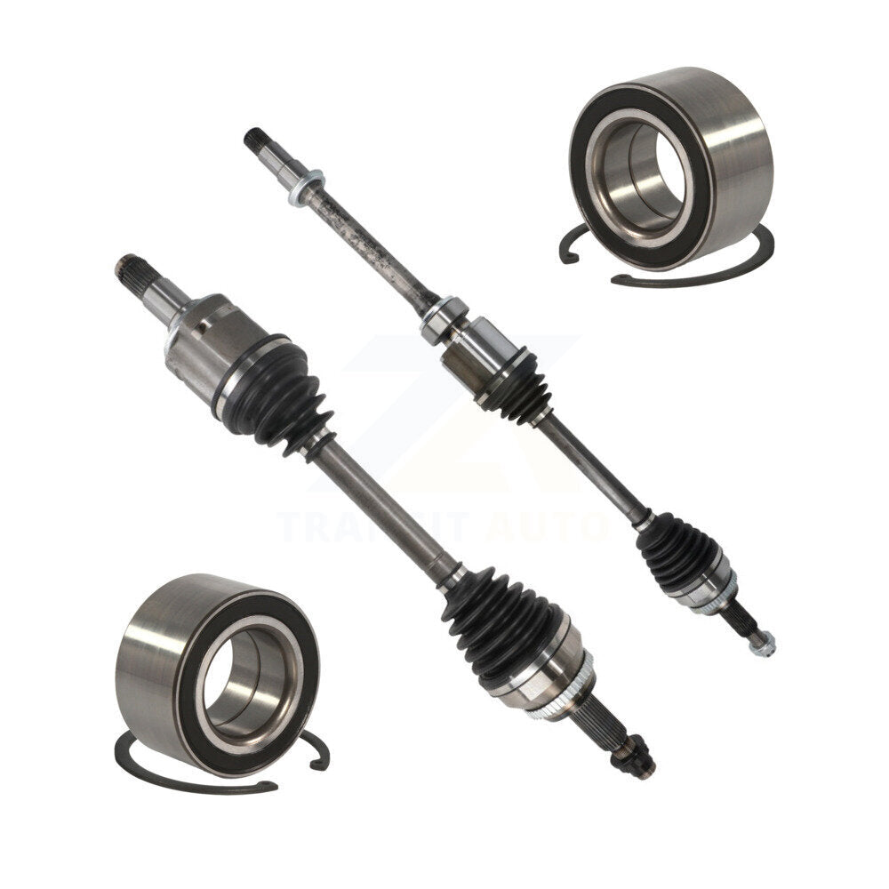 Kugel Front CV Axle Drive Shaft] Complete Assembly And Wheel Bearing Kit For 2005-2007 Toyota Avalon FWD with 3.5L GAS engine Automatic transmission - Left Right Side (Driver Passenger) KN7-100831
