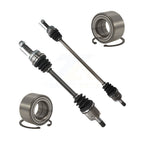 Kugel Front CV Axle Drive Shaft] Complete Assembly And Wheel Bearing Kit For Hyundai Accent Kia Rio Rio5 Automatic transmission - Left Right Side (Driver Passenger) KN7-100834
