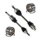 Kugel Front CV Axle Drive Shaft] Complete Assembly And Wheel Bearing Kit For Buick Encore Chevrolet Trax - Left Right Side (Driver Passenger) KN7-100838