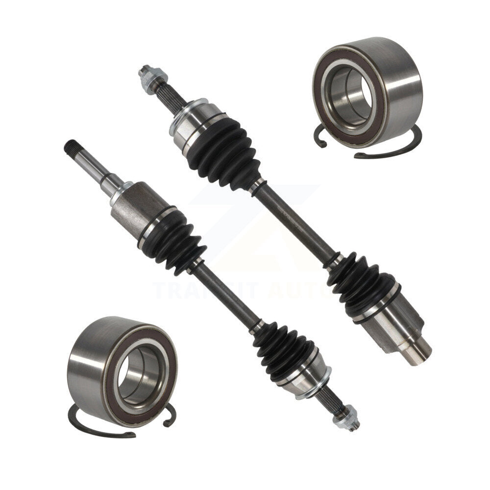 Kugel Front CV Axle Drive Shaft] Complete Assembly And Wheel Bearing Kit For Buick Encore Chevrolet Trax - Left Right Side (Driver Passenger) KN7-100838
