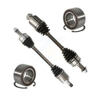 Kugel Front CV Axle Drive Shaft] Complete Assembly And Wheel Bearing Kit For Honda CR-V - Left Right Side (Driver Passenger) KN7-100842
