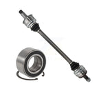 Kugel Rear Right (Passenger Side) CV Axle Drive Shaft Complete Assembly And Wheel Bearing Kit For 2008-2009 Mercedes-Benz C230 204 Type KN7-100848