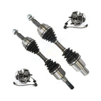 Kugel Front CV Axle Drive Shaft And Complete Wheel Hub Bearing Assembly Kit For Ford Ranger Mazda B4000 Square Connector 4WD - Left Right Side (Driver Passenger) KN7-100851
