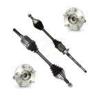 Kugel Front CV Axle Drive Shaft And Hub Bearing Assembly Kit For 2016-2017 Ford Explorer Sport Utility with AWD 2.3L Turbocharged Automatic transmission - Left Right Side (Driver Passenger) KN7-100856