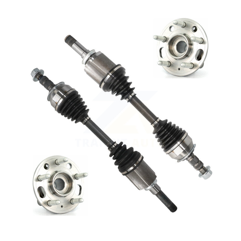 Kugel Front CV Axle Drive Shaft And Complete Wheel Hub Bearing Assembly Kit For Chevrolet Malibu Impala Buick Regal - Left Right Side (Driver Passenger) KN7-100860
