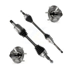 Kugel Front CV Axle Drive Shaft And Complete Wheel Hub Bearing Assembly Kit For Jeep Grand Cherokee Dodge Durango WK - Left Right Side (Driver Passenger) KN7-100861