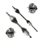 Kugel Front CV Axle Drive Shaft And Complete Wheel Hub Bearing Assembly Kit For Jeep Grand Cherokee Dodge Durango - Left Right Side (Driver Passenger) KN7-100862