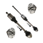 Kugel Front CV Axle Drive Shaft And Complete Wheel Hub Bearing Assembly Kit For BMW X3 X4 - Left Right Side (Driver Passenger) KN7-100869