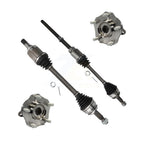 Kugel Front CV Axle Drive Shaft And Hub Bearing Assembly Kit For 2018 Nissan Rogue AWD with 2.5L Automatic CVT transmission USA Korea & Japan Built - Left Right Side (Driver Passenger) KN7-100871