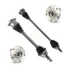 Kugel Front CV Axle Shaft And Bearing Kit For 2005 Volkswagen Jetta 1.8L with Turbocharged GAS engine Automatic transmission Tubular Vin J or M (8th digit) Left Right Driver Passenger KN7-100877