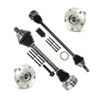 Kugel Front CV Axle Drive Shaft And Bearing Kit For 2005 Volkswagen Jetta 1.9L with BRM engine designation Turbocharged DIESEL Manual transmission Vin K (8th digit) - Left Right Side KN7-100880